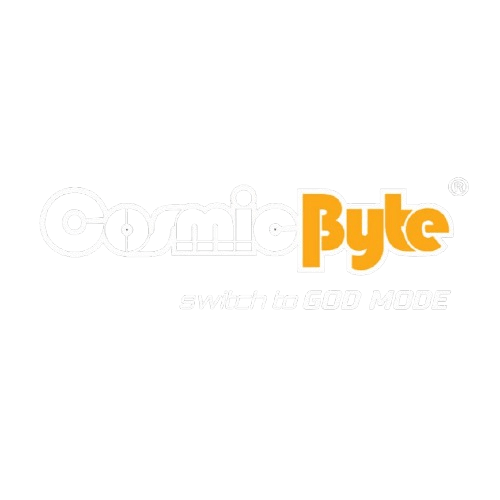 Cosmic Byte White Logo