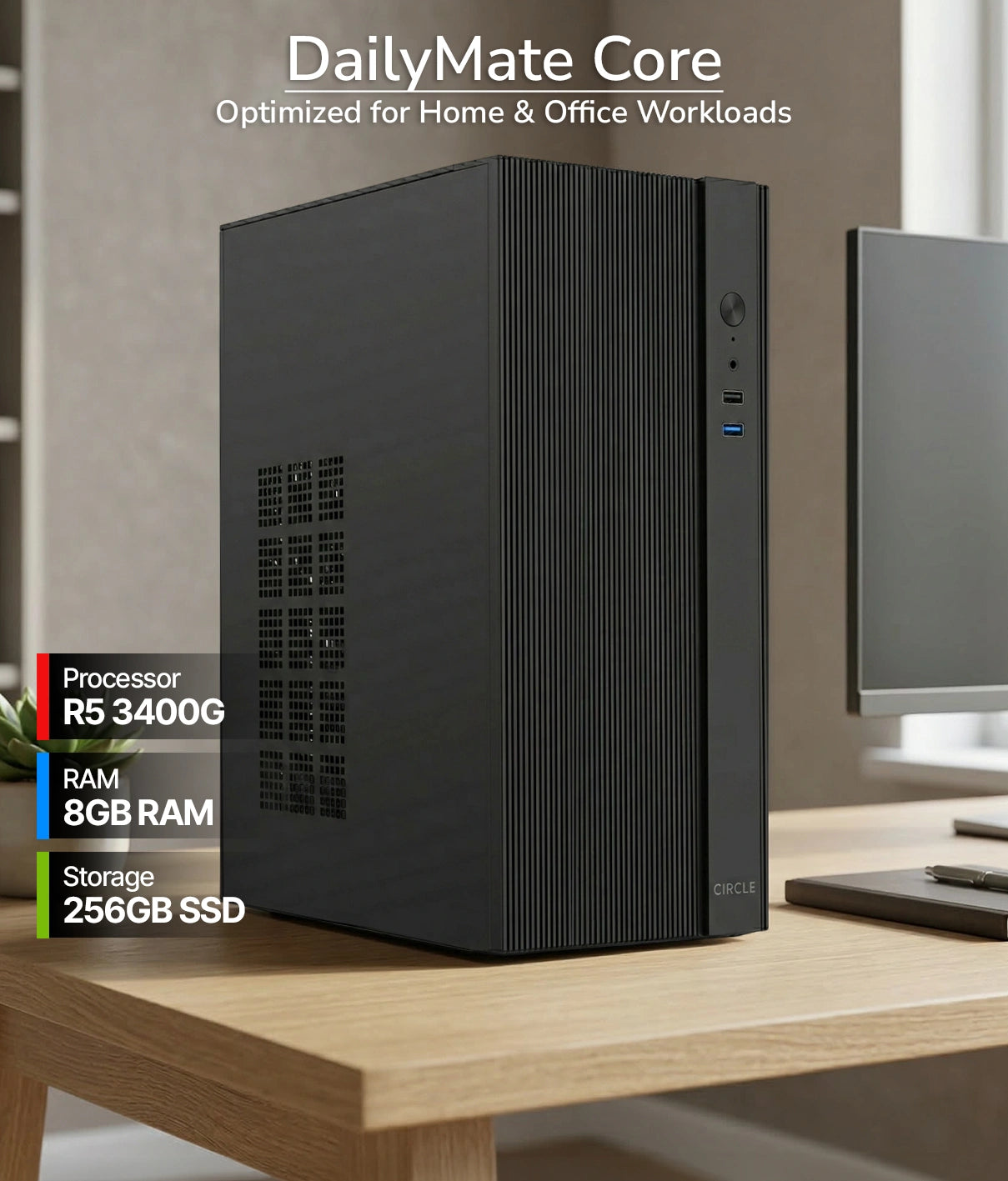 DailyMate Core Office and Home Pre Built PC