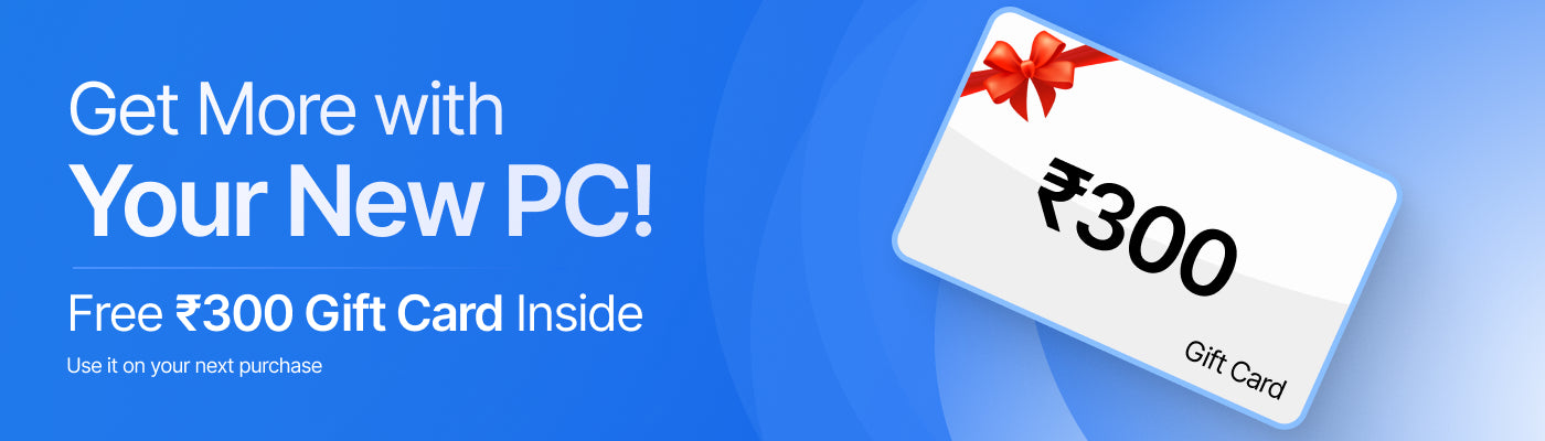 PCBuildz 300 rupees gift card