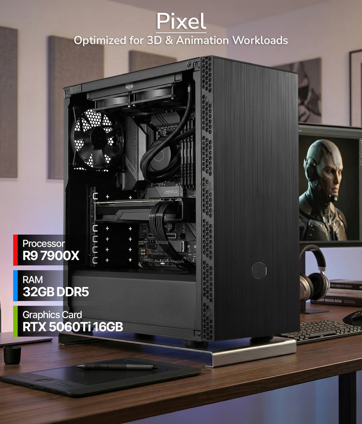 Pixel 3D and Animation Pre Built PC