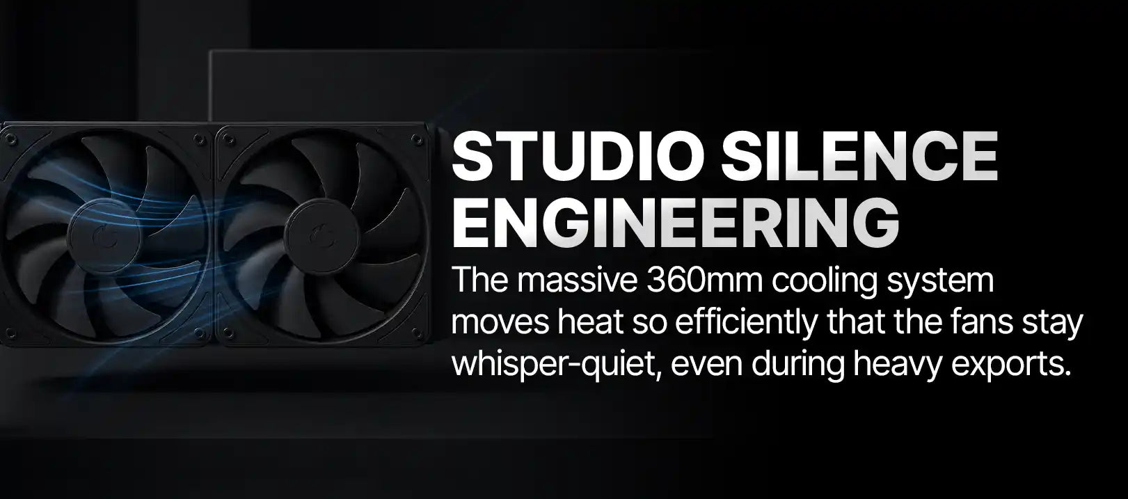 Polaris Architecture and Design Pre Built PC Silent Cooling Feature 10