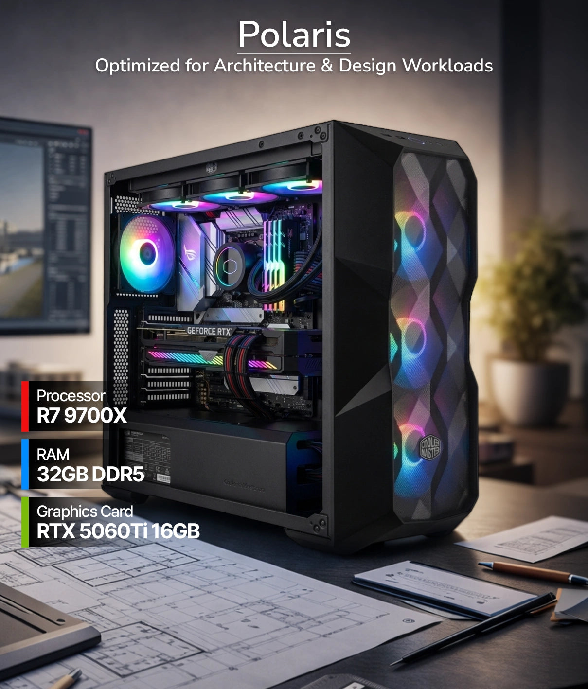 Polaris Architecture and Design Pre Built PC