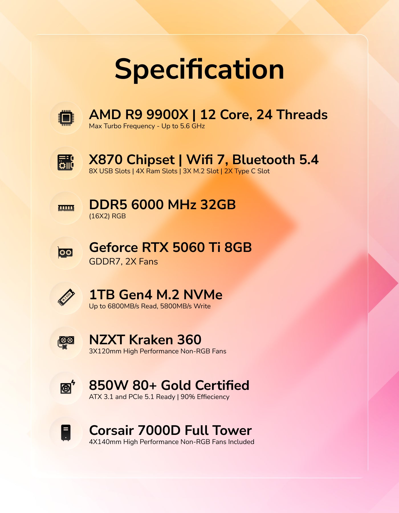 Pulse Pre Built Workstation PC Specifications