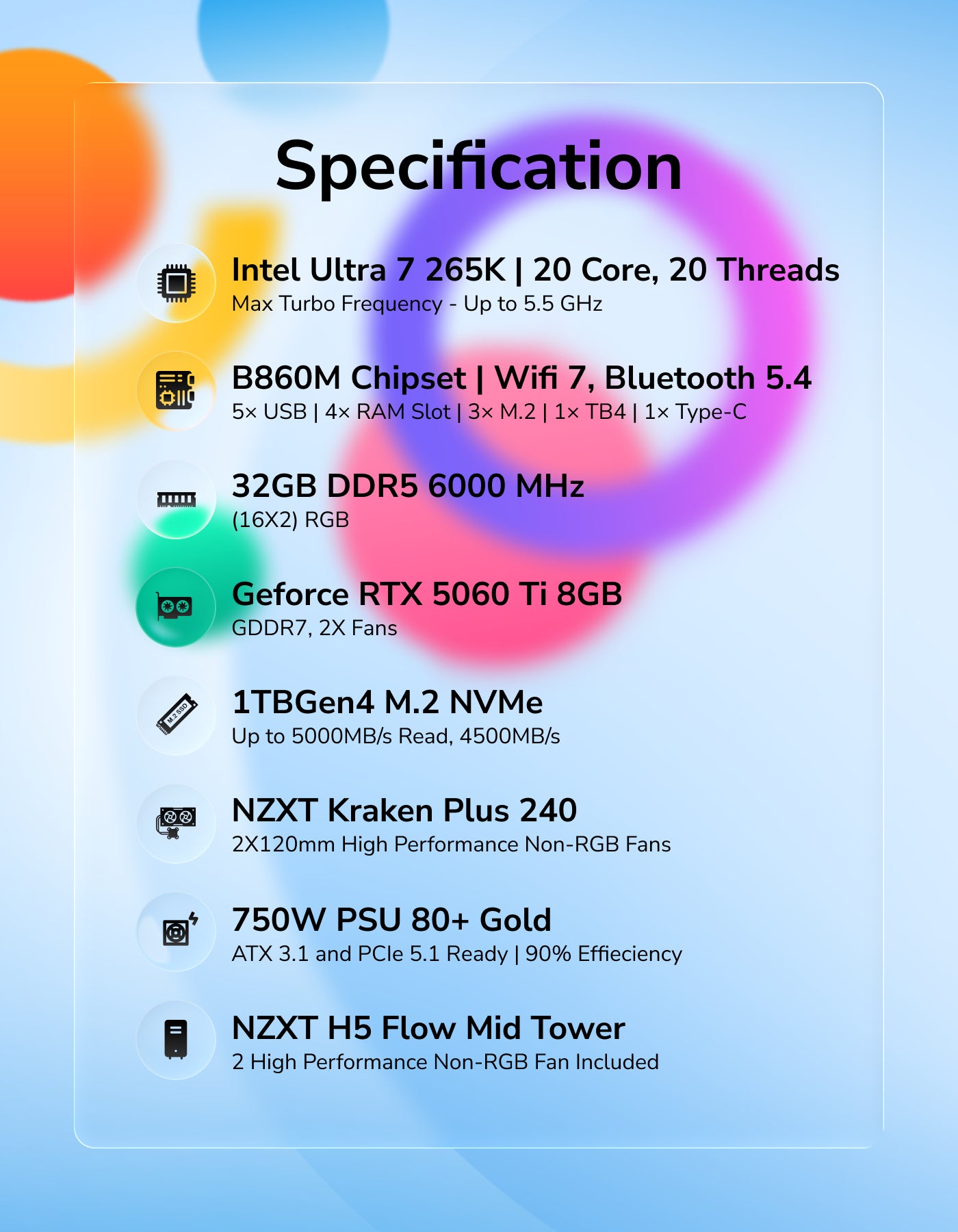 StudioX Pre Built Creative PC Specifications